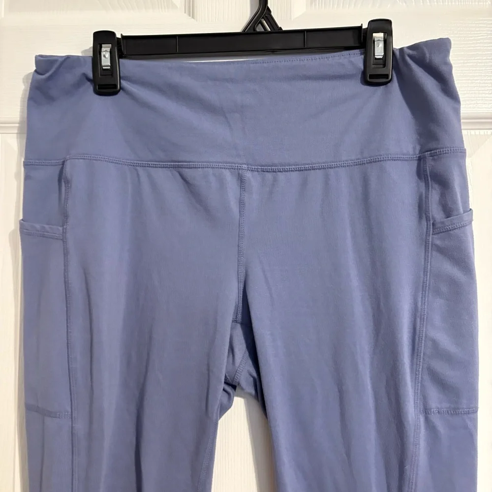 RBX XL purple comfy front side pockets active sportswear leggings - Picture 3 of 7